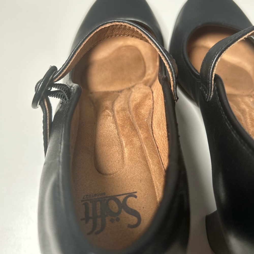 Sofft Women’s Mary Jane Hells Black Leather Size 10 M - Picture 8 of 15